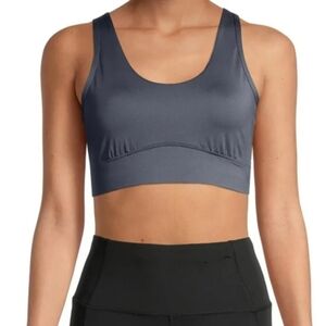 3/$25 NWT Avia Low Support Twisted Sports Bra Grey Women's Size M Fits:B36  C34